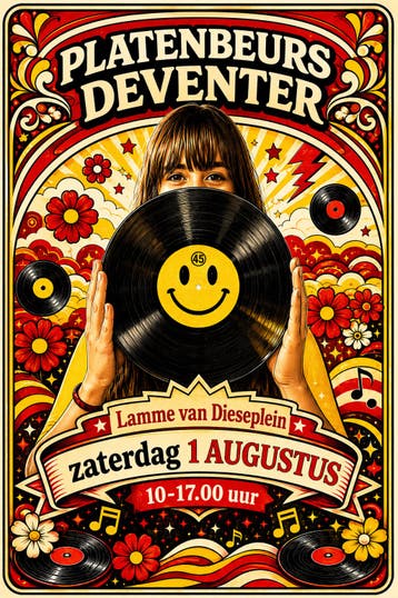 Platenbeurs Deventer zaterdag 1 augustus Centrum