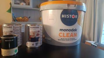 Gratis: Histor Monodek Clean verf en Poppare grondverf