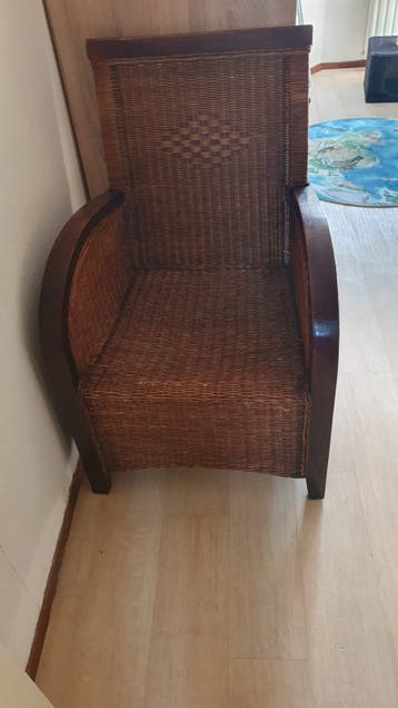 rieten stoel gratis zo snel mogelijk ophalen
