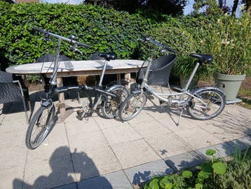 2x vouwfiets merk Talamex, met opbergtas