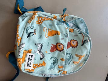 Gratis kleuter rugzak dierenprint - ideaal voor school/op