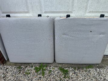 2 x gratis Rugleuning ikea Vallentuna bank