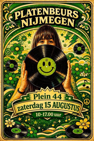 Platenbeurs Nijmegen zaterdag 15 augustus Plein 44