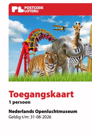 2 Gratis toegangskaarten Openluchtmuseum Arnhem