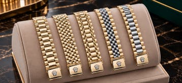 Luxe Rolex horlogebandjes - Goud en bicolor