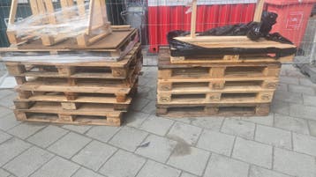 Gratis Euro pallets ophalen