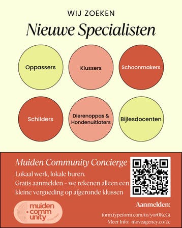 Gezocht: Betrouwbare & Gemotiveerde Specialisten (Muiden)!