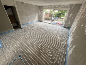 Vloerverwarming complete installatie 15% korting okt nov dec