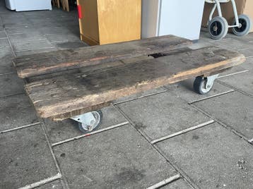 Gratis hondje transportkarretje