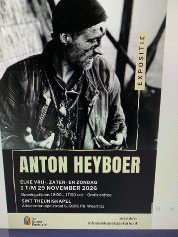 Expositie Anton Heyboer - November 2026 in Weert (L)