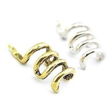 o. 1 schitterend OORSIERAAD serpentineclip