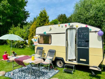 Retro knaus caravan!