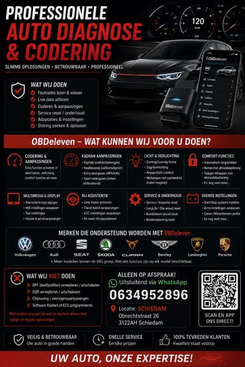 Professionele Auto Diagnose & Codering – (VAG Groep)