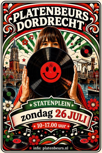 Platenbeurs Dordrecht zondag 26 juli Statenplein