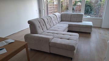 Grote U-vormige bank / sofa