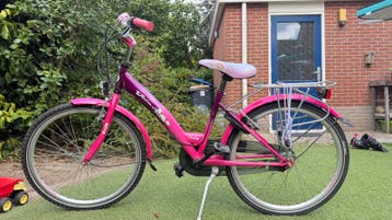 Roze meisjesfiets 20 inch