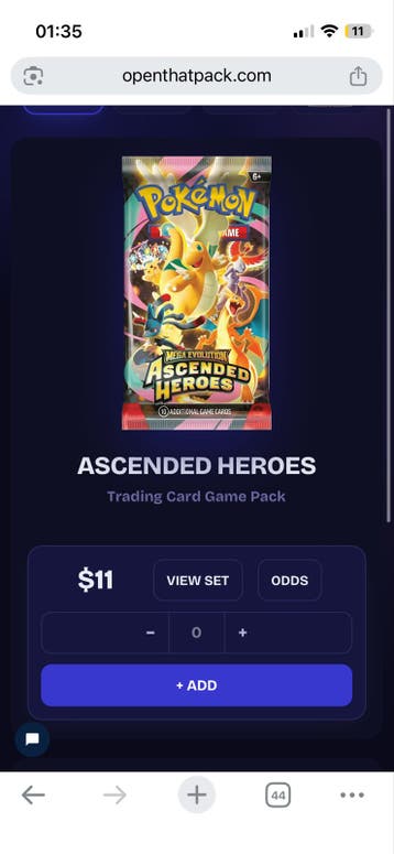 Pokemon packs direct openen