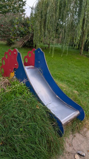 RVS glijbaan