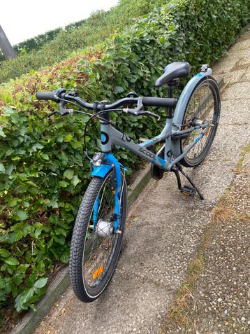 24 inch scool XXLITE SCOOL 3-SPEED GREY/BLUE jongens fiets