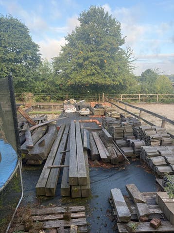 Partij: balken, planken, stenen