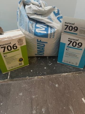 Gratis cement, voeg/poeder lijm