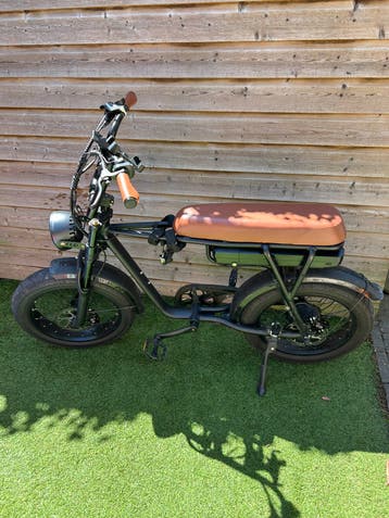 Fatbike EB4. Zwart-bruin. 80 km bereik. 250w