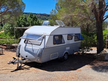 CARAVAN KIP 440 TDB SKY LINE nieuwstaat.Super comfort+MOVER.