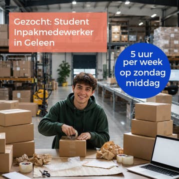 Student Inpakmedewerker gezocht (M/V)