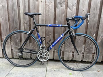Blauwe racefiets Noorman framemaat 58