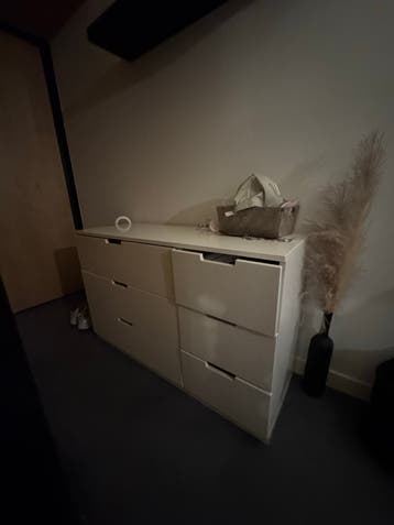 GRATIS OPHALEN: Witte ladenkast - Gebruikt