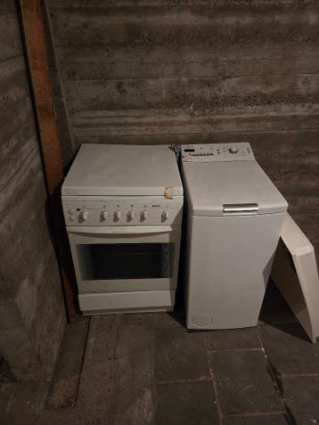 Gratis Wasmachine en Oven