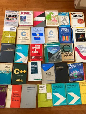 Verouderde computerboeken (voornamelijk van vóór 2000)