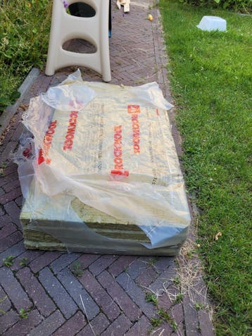 Gratis afhalen steenwol isolatieplaten - 4.5x60x100cm