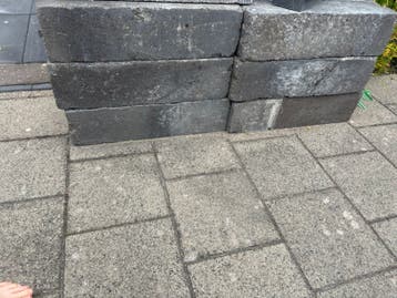 Betonnen stapelblokken voor plantenbak