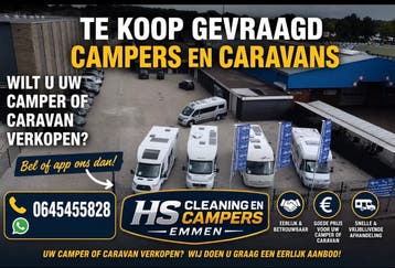 Campers en Caravans Gezocht inkoop alle bouwjaren