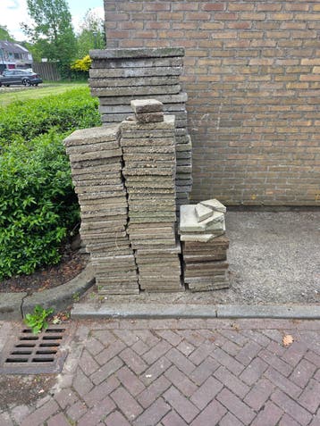 Betongrindtegels en kleinere tegels