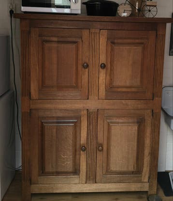Houten kast 150x120x50