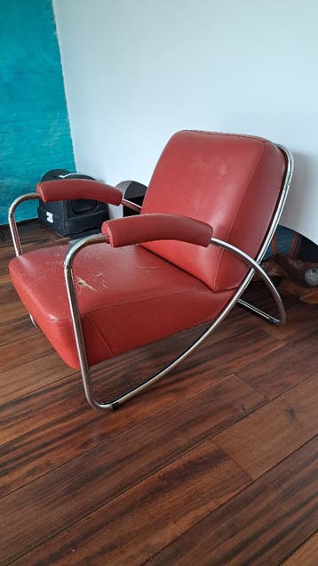 Leuke retro stoel
