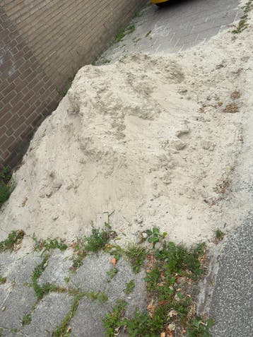 Ophoogzand ong een halve kuub GRATIS