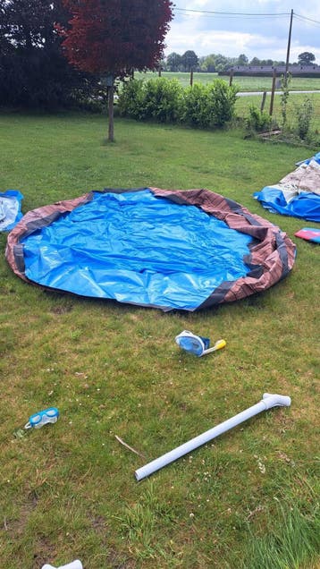 Gratis Zwembad zeil 300cm