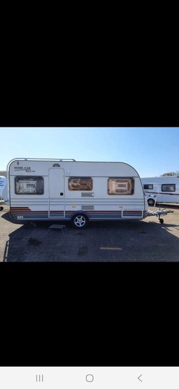 Home-car caravan (2003) met nieuwe voortent en slaapcabine