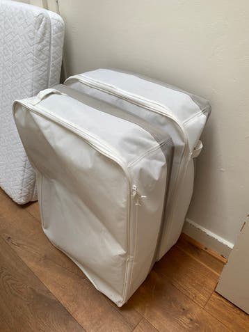 2x IKEA Lackisar Opbergtassen
