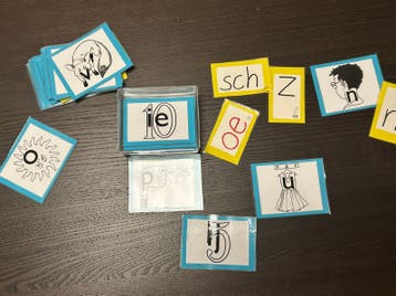 Letterkaartjes om te flitsen