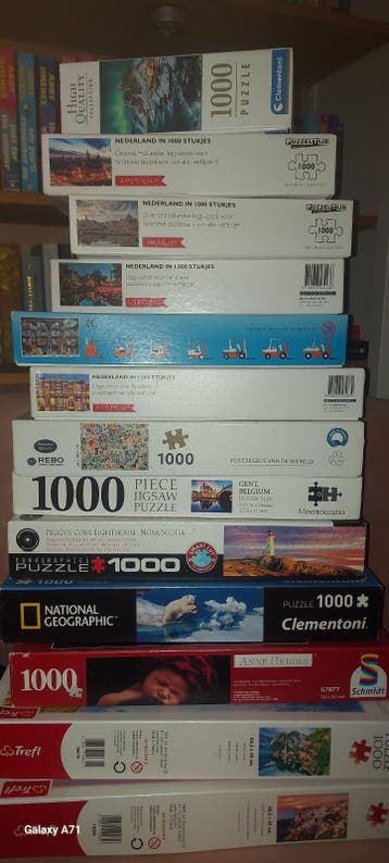 Diverse 1000-stukjes legpuzzels - Verschillende thema's