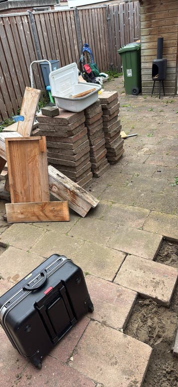 Gratis tegels afhalen!!
