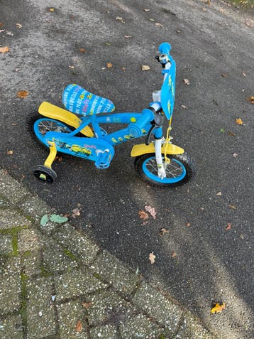 12 inch fiets met zijwieltjes