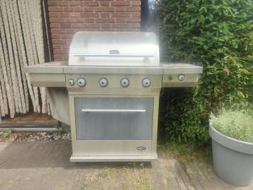 Roestvrijstalen buitenkeuken/BBQ met 5 branders