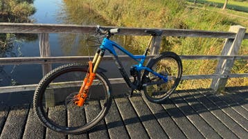 Cube Stereo 150 SL Action Team Blue Gray