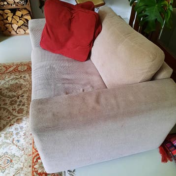 Beige Zitbanken 1,5 en 3,5 zits