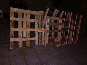 Pallethout, grote zware pallets